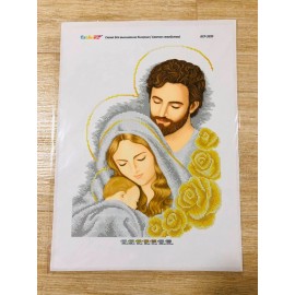 Свята Родина з жовтими трояндами